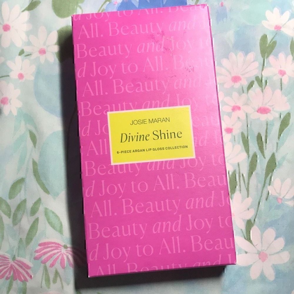 Josie Maran Divine Shine Lip Gloss 6 Piece Set NIB